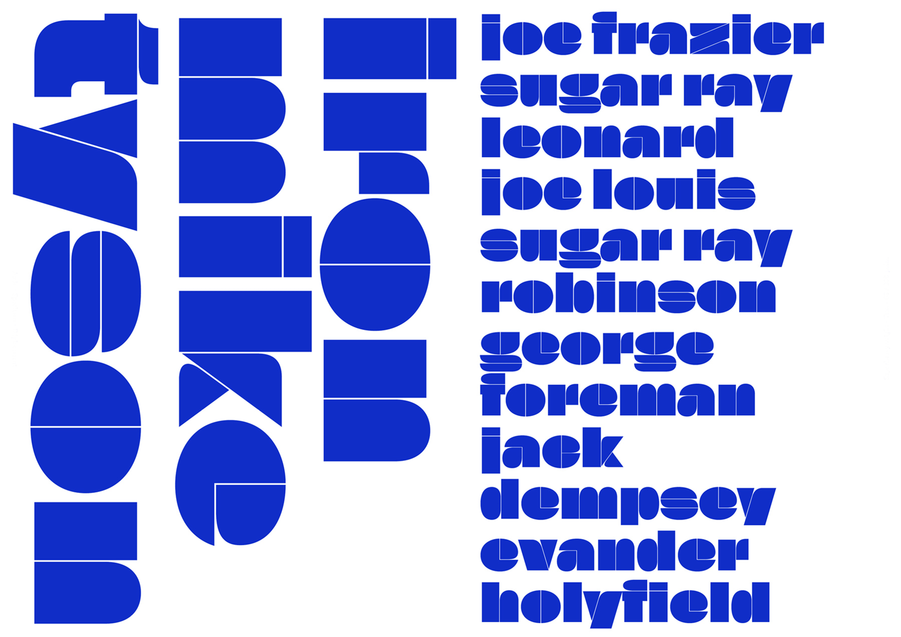 Marcel Saidov Ando Typeface ECAl Master Type Design boxing Grotesk