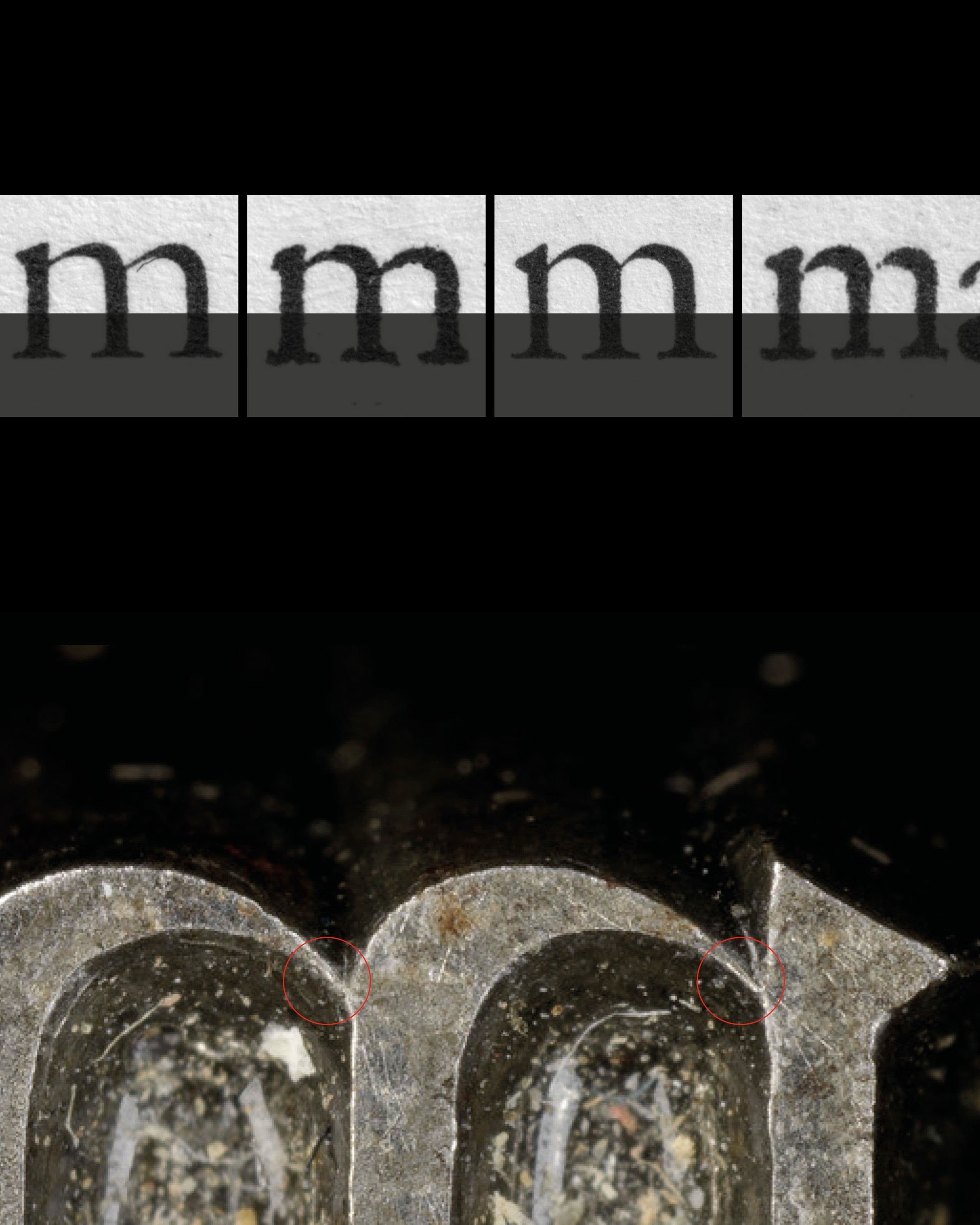 Granjon’s Junctions – Great Primer Roman (1566), Double Pica Roman (1570)