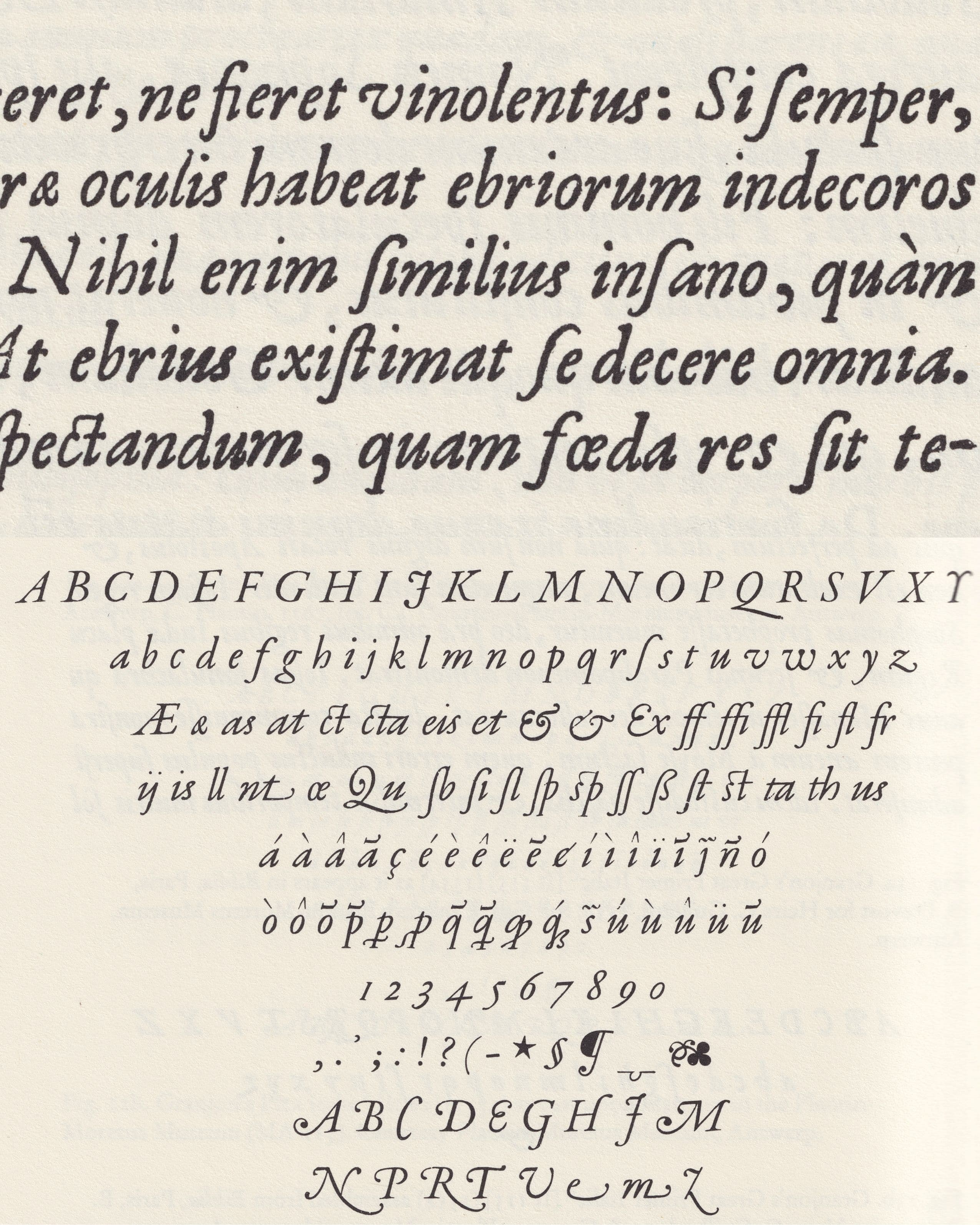 Granjon’s Paragon Italic (1554)